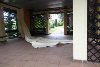 Škody v Arboretu Žampach po noční bouři dne 8.7.2015