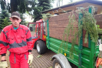 Škody v Arboretu Žampach po noční bouři dne 8.7.2015