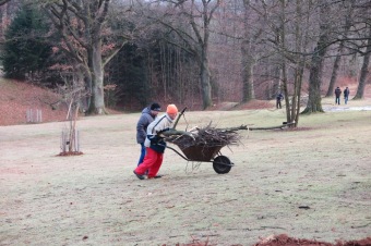 2018 Stavba nové cesty v dolním parku Arboreta Žampach