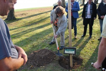 2018 Sázení pamětní lípy ke Dni stromů a 100. výročí republiky za účasti Q VOX (17.10.)