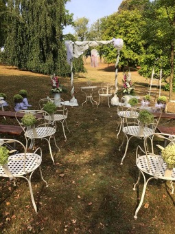 Svatební obřady v Arboretu Žampach - dolní park (srpen 2018)