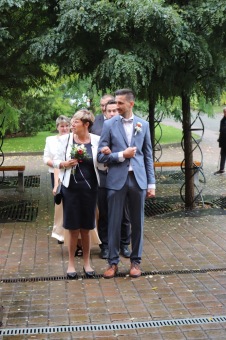 Svatební obřad v kapli - říjen 2020 - déšť