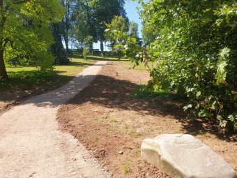 2023 Program dešťovka - průběh prací - nové cestičky