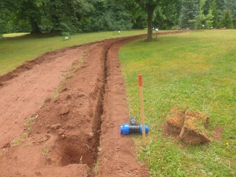 2023 Rozvody pro závlahu dolního parku