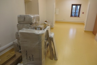 24.10. 2017 Dokončuje se vnitřní vybavení v budově Na Výsluní pro zahájení specializované služby.