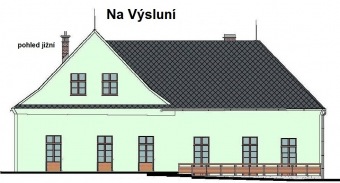 2017 Rekonstrukce objektu Na Výsluní pro novou soc. službu SSDD - z projektové dokumentace.