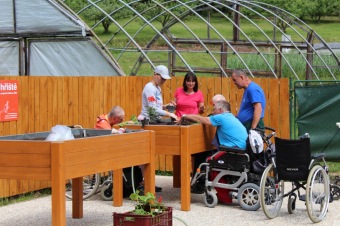 Smyslový park v Arboretu Žampach před otevřením 2.6.