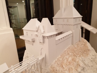 Hmotová rekostrukce hradu Žampach v 16. století, Petr Nisler - Muzeum Ústí nad Orlicí 2020