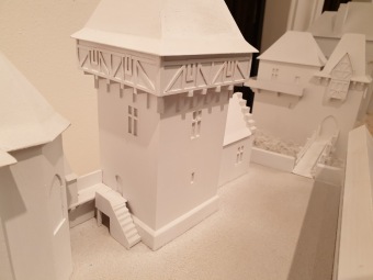 Hmotová rekostrukce hradu Žampach v 16. století, Petr Nisler - Muzeum Ústí nad Orlicí 2020