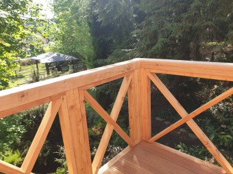 Finalizace rekonstrukce  terasy a lávky 10.5. 2022