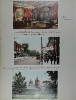 PŘEDNÁŠKOVÉ TURNÉ Františka Lützowa USA, 1912 (scan kroniky)