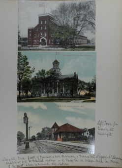 PŘEDNÁŠKOVÉ TURNÉ Františka Lützowa USA, 1912 (scan kroniky)