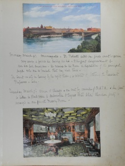 PŘEDNÁŠKOVÉ TURNÉ Františka Lützowa USA, 1912 (scan kroniky)