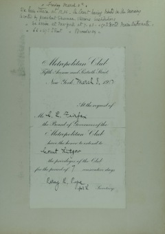 PŘEDNÁŠKOVÉ TURNÉ Františka Lützowa USA, 1912 (scan kroniky)