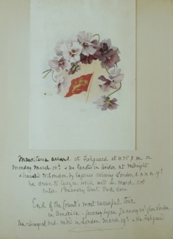 PŘEDNÁŠKOVÉ TURNÉ Františka Lützowa USA, 1912 (scan kroniky)