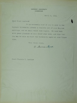 PŘEDNÁŠKOVÉ TURNÉ Františka Lützowa USA, 1912 (scan kroniky)