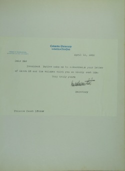 PŘEDNÁŠKOVÉ TURNÉ Františka Lützowa USA, 1912 (scan kroniky)