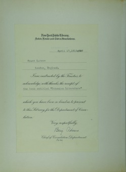 PŘEDNÁŠKOVÉ TURNÉ Františka Lützowa USA, 1912 (scan kroniky)