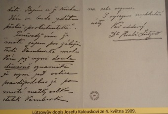2016 uplynulo 100 let od úmrtí Dr. Františka Lützowa (*1849 - +1916) 13.1. 2016