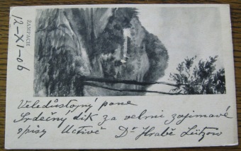 Archivní materiály - Dr. František Lützow