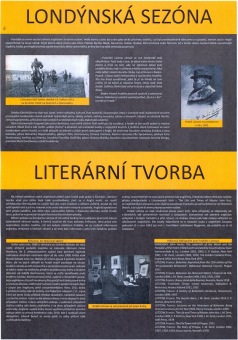 2016 František Lützow - panely z výstavy muzeum Vamberk