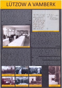 2016 František Lützow - panely z výstavy muzeum Vamberk