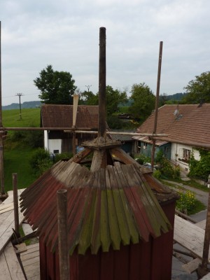 OPRAVA ZVONIČKY SRPEN 2014 - fotodokumentace