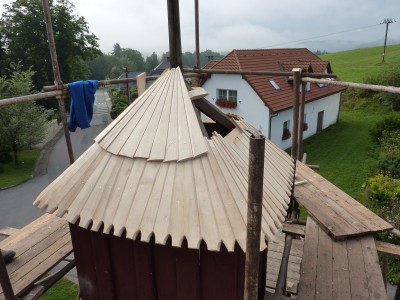 OPRAVA ZVONIČKY SRPEN 2014 - fotodokumentace